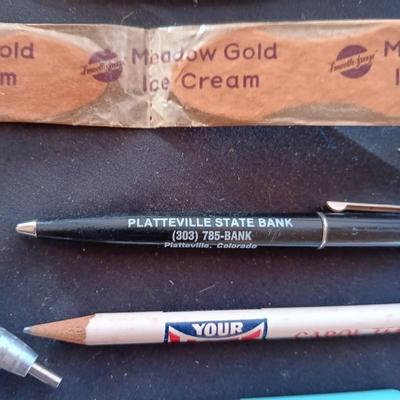 VINTAGE ADVERTISING ITEMS MANY ARE LOCAL