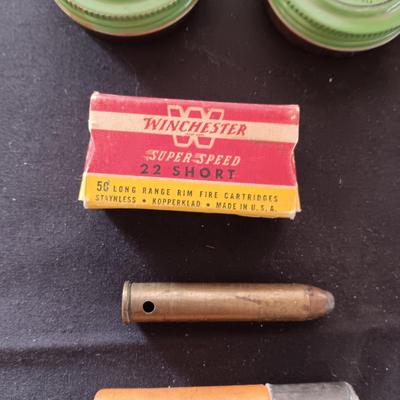 NICE TOY CAP GUN MADE IN SPAIN, VINTAGE PELLETS, EMPTY BULLET BOX, ETC