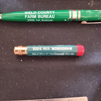 OLD ADVERTISING - 1912 PLATTEVILLE, CO DRUGGIST CALENDAR PLATE AND MORE