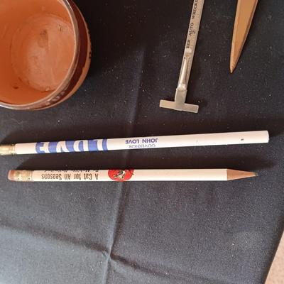 OLD ADVERTISING - 1912 PLATTEVILLE, CO DRUGGIST CALENDAR PLATE AND MORE