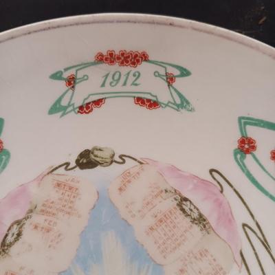 OLD ADVERTISING - 1912 PLATTEVILLE, CO DRUGGIST CALENDAR PLATE AND MORE