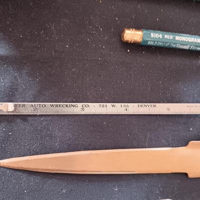 OLD ADVERTISING - 1912 PLATTEVILLE, CO DRUGGIST CALENDAR PLATE AND MORE