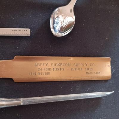 OLD ADVERTISING - 1912 PLATTEVILLE, CO DRUGGIST CALENDAR PLATE AND MORE