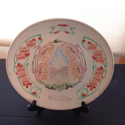 OLD ADVERTISING - 1912 PLATTEVILLE, CO DRUGGIST CALENDAR PLATE AND MORE