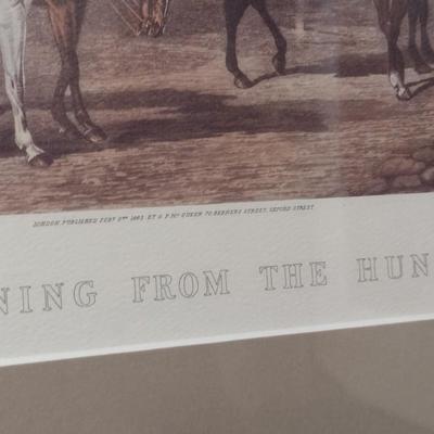 Framed Art Print 'Return from the Hunt'