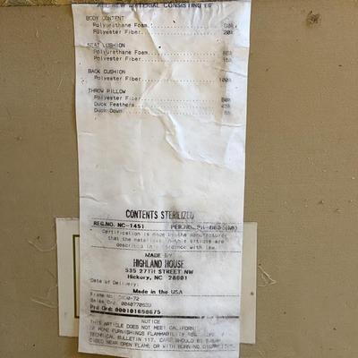 Highland House French Provincial-Style Sofa (LR-SF)