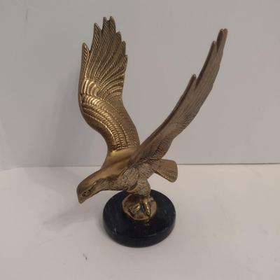 Brass American Eagle Statuette