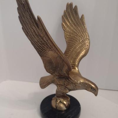 Brass American Eagle Statuette