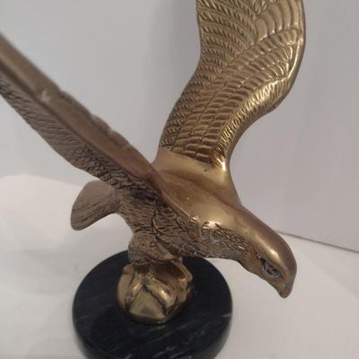 Brass American Eagle Statuette