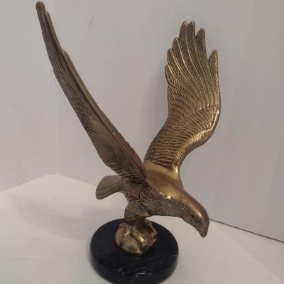 Brass American Eagle Statuette