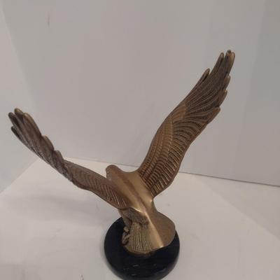 Brass American Eagle Statuette