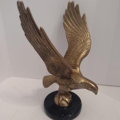 Brass American Eagle Statuette