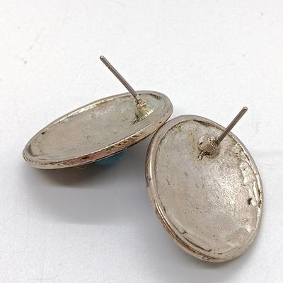 LOT 1: Blue Themed Jewelry - Stone, Glass & Lucite