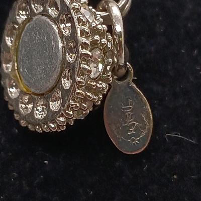 LOT 3: Sterling and Crushed Turquoise Navajo Earrings, Hand Blown Glass Earrings, Glass Art Pendant & More