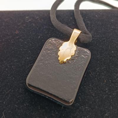 LOT 3: Sterling and Crushed Turquoise Navajo Earrings, Hand Blown Glass Earrings, Glass Art Pendant & More