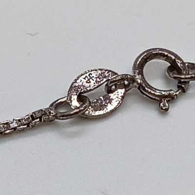 LOT 6: Sterling and Turquoise Cross with Sterling Pendant on a Sterling Chain 9.00gtw