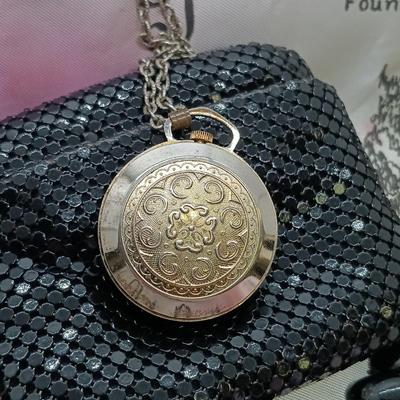 LOT 35: Napier Bracelet, Whiting and Davis Change Purse, Lucerne LA Watch & More