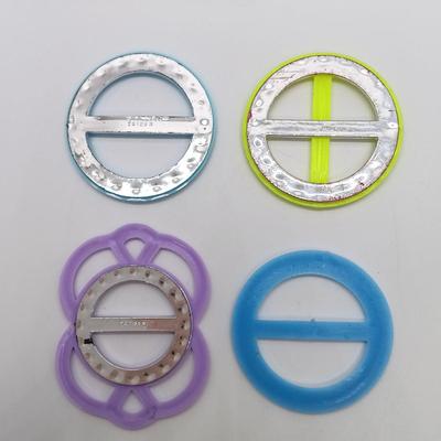 LOT 36: Vintage Acrylic Earrings and T-Shirt Clips with IIIBeCa Satchel