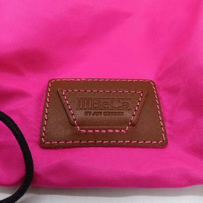 LOT 36: Vintage Acrylic Earrings and T-Shirt Clips with IIIBeCa Satchel