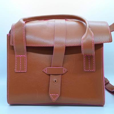 LOT 36: Vintage Acrylic Earrings and T-Shirt Clips with IIIBeCa Satchel