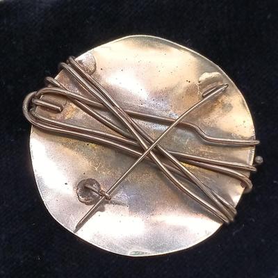 LOT 37: Sterling Heart Bangle, Lucite GB Fish Brooch, Sterling Buckle Ring & More