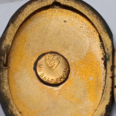 LOT 38: Corday Cameo Locket, W&K Co. 1/4 Gold Shell Locket & More