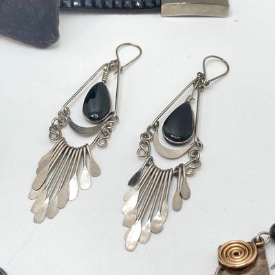 LOT 56: Vintage Fashion Jewelry Collection - Pendant Necklaces, Earrings and Bracelets