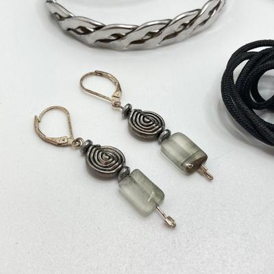 LOT 56: Vintage Fashion Jewelry Collection - Pendant Necklaces, Earrings and Bracelets