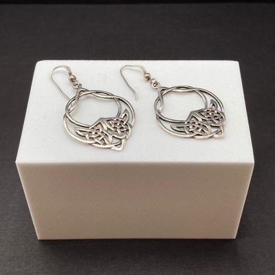 LOT 59: Three Pair of Sterling Silver Dangle Earrings