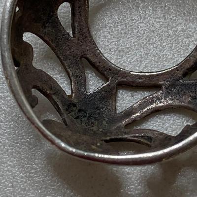 LOT 59: Three Pair of Sterling Silver Dangle Earrings