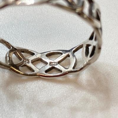 LOT 60: Collection of Three Sterling Silver Rings