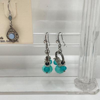 LOT 62: Vintage and Handmade Jewelry - Pendant Necklaces and Dangle Earrings