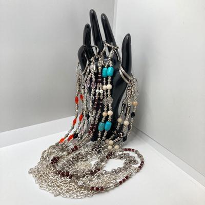 LOT 65: Collection of Hand Crafted Lanyards / Eye Glass Holders / Craft Beads