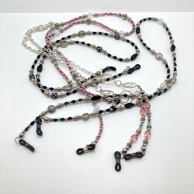 LOT 65: Collection of Hand Crafted Lanyards / Eye Glass Holders / Craft Beads