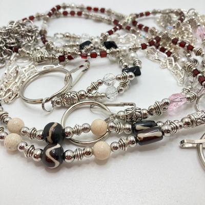 LOT 65: Collection of Hand Crafted Lanyards / Eye Glass Holders / Craft Beads