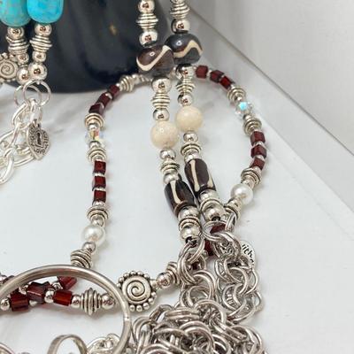 LOT 65: Collection of Hand Crafted Lanyards / Eye Glass Holders / Craft Beads