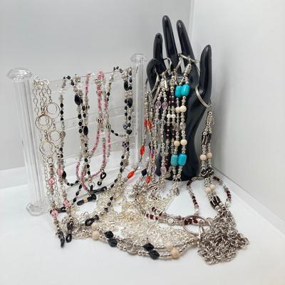 LOT 65: Collection of Hand Crafted Lanyards / Eye Glass Holders / Craft Beads