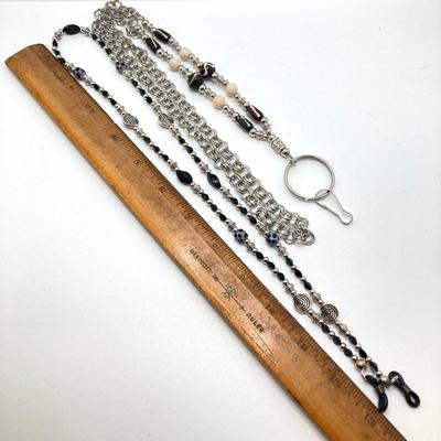 LOT 65: Collection of Hand Crafted Lanyards / Eye Glass Holders / Craft Beads