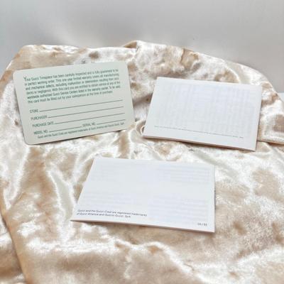 LOT 68: Beautiful Swiss Gucci Timepiece / Watch with Interchangeable Bezels in Original Box (NIB)