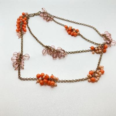 LOT 72: Collection of Vintage Necklaces - Monet, Polished Stone and More