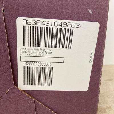 LOT 74: Burgundy Sporto (Holly) Sz 7.5M and Clarks Suede Wedge Ankle Boots Sz 7.5M