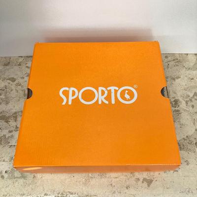 LOT 74: Burgundy Sporto (Holly) Sz 7.5M and Clarks Suede Wedge Ankle Boots Sz 7.5M