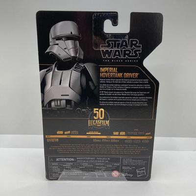 LOT 75: Collection of Three Star Wars Figurines in Original Boxes - Imperial Hovertank Drriver, New Republic Droid and At-At Driver