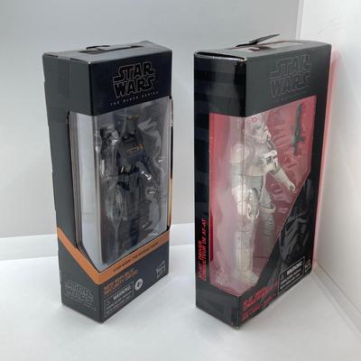 LOT 75: Collection of Three Star Wars Figurines in Original Boxes - Imperial Hovertank Drriver, New Republic Droid and At-At Driver