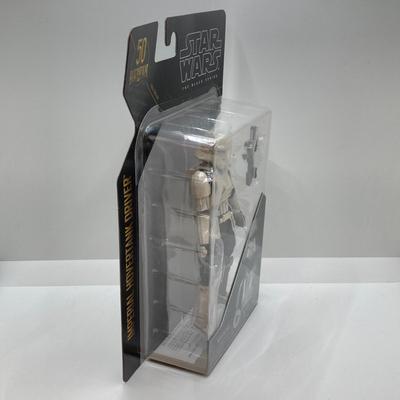 LOT 75: Collection of Three Star Wars Figurines in Original Boxes - Imperial Hovertank Drriver, New Republic Droid and At-At Driver