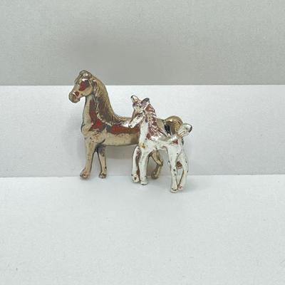 LOT 80: Vintage Brooch / Pin Collection - Silver Tone, Coro, Rhinestone and More