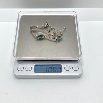 LOT 81: Vintage Jewelry Collection - Sterling Silver Bracelet / Earrings, Sweater Pin, Mercury Dime Cut-out Earrings / Pin and More