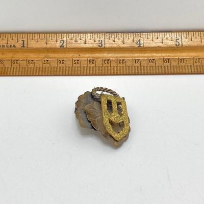 LOT 81: Vintage Jewelry Collection - Sterling Silver Bracelet / Earrings, Sweater Pin, Mercury Dime Cut-out Earrings / Pin and More