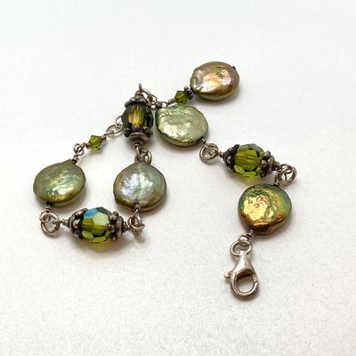 LOT 81: Vintage Jewelry Collection - Sterling Silver Bracelet / Earrings, Sweater Pin, Mercury Dime Cut-out Earrings / Pin and More