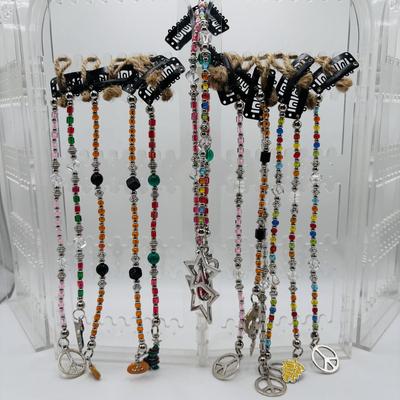 LOT 88: Fun Handcrafted Beaded Hair Clips w/Charms for All Occasions